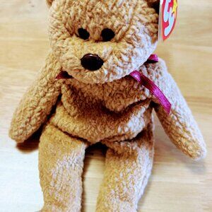 Extremely Rare Ty Beanie Babies Curly Bear